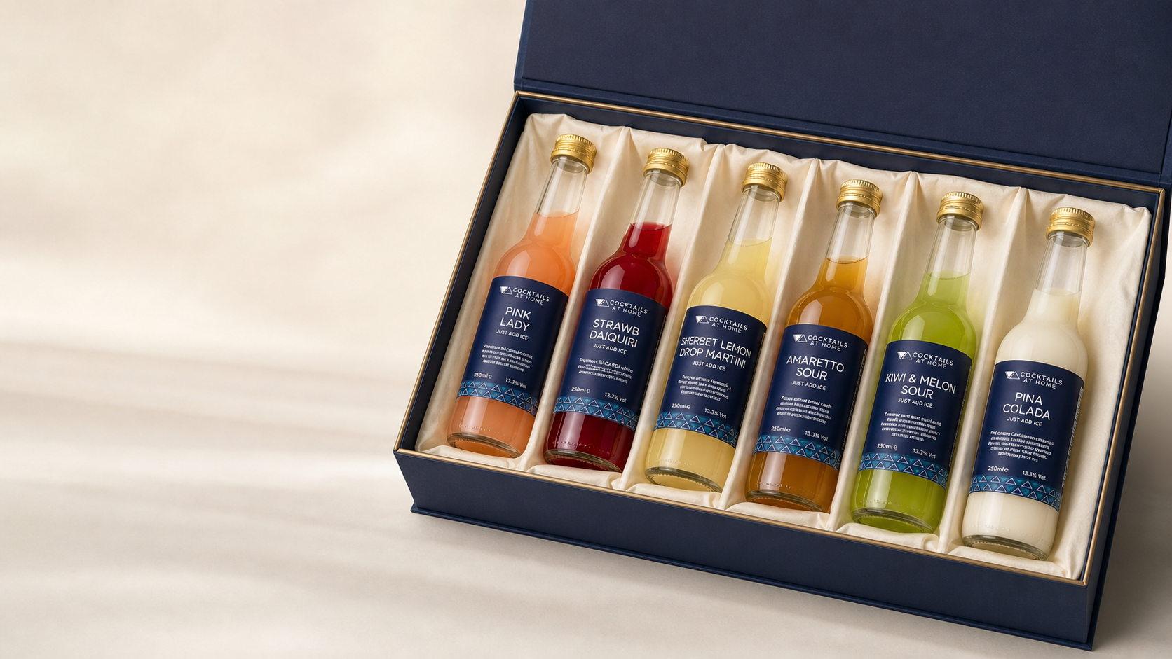 Cocktails At Home bottle range